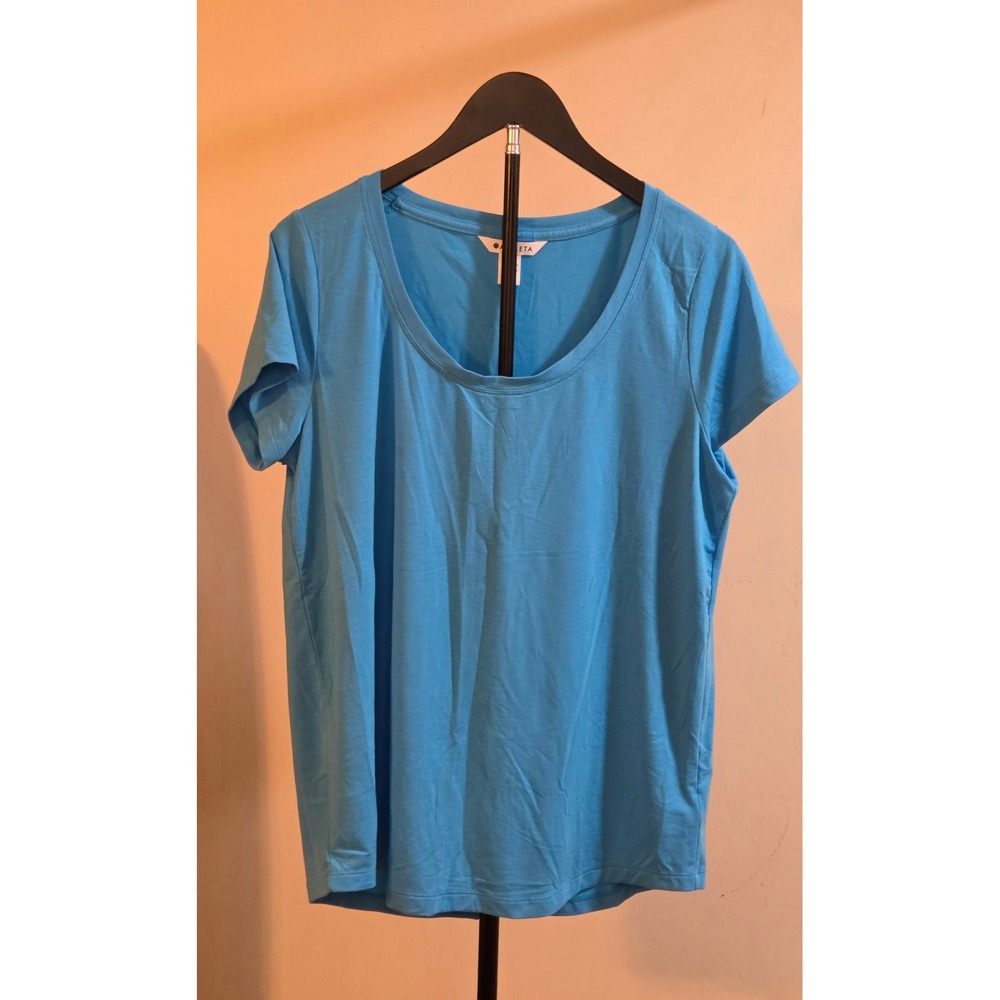 Athleta Short Sleeve T-Shirt Women's Size Medium Blue